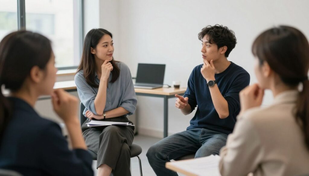 Ćwiczenie umiejętności ciętej riposty w grupie