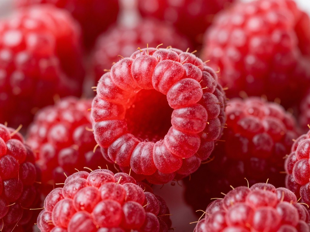 Dojrzałe czerwone maliny symbolizujące pozytywne znaczenie w senniku maliny