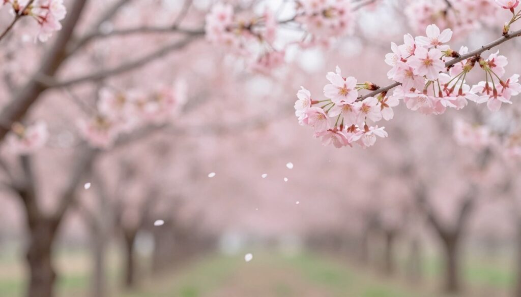 Kwitnący sad wiśniowy w sennikach - symbol piękna i krótkotrwałości