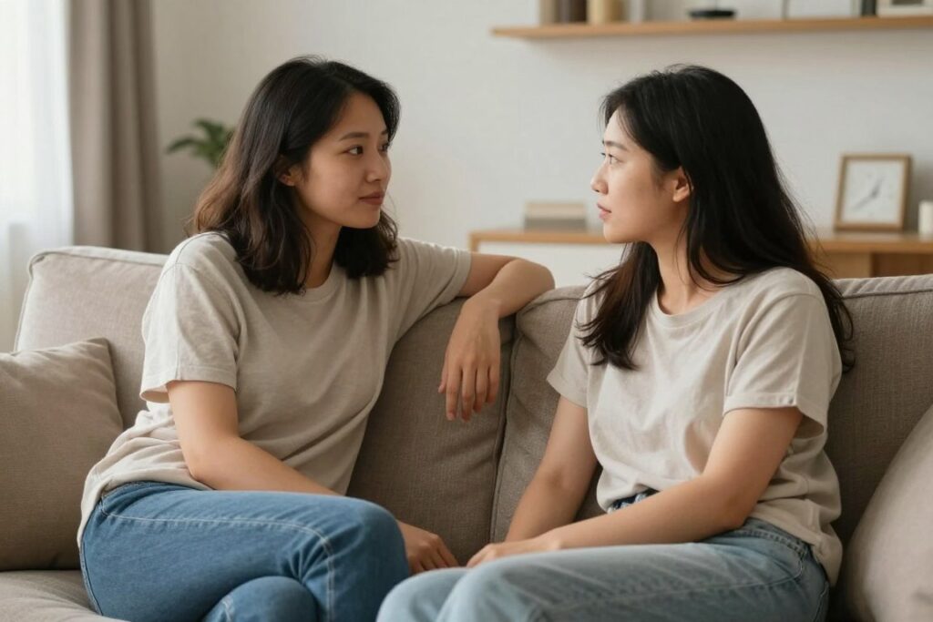 Para dzieląca się swoimi myślami i uczuciami - etapy romansu obejmują budowanie głębszej więzi