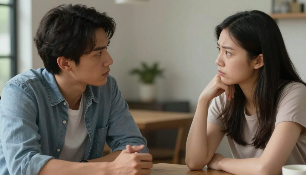 Para rozmawiająca o trudnościach - etapy romansu obejmują również konflikty