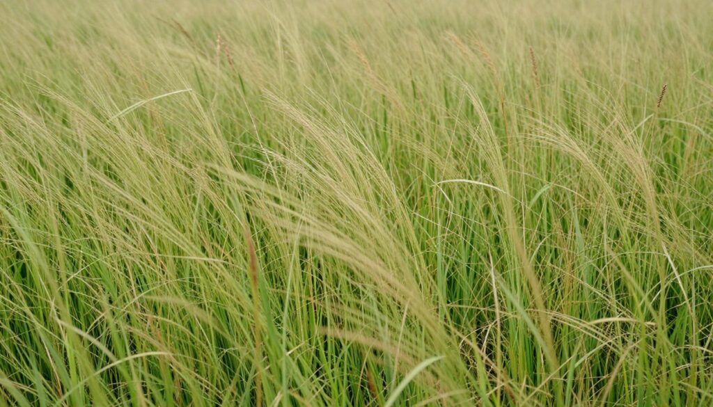 Pole wysokiej, dzikiej trawy symbolizujące zagubienie i nierealne pomysły w interpretacji snów