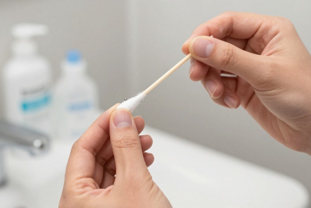 Prawidłowa pielęgnacja świeżego piercingu nosa