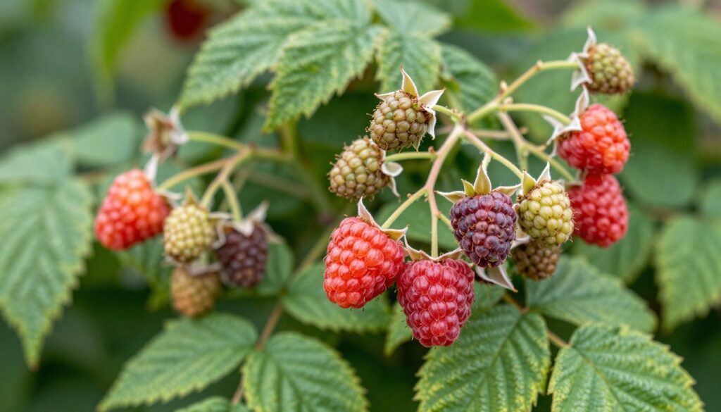Rosnące maliny na krzewie - sennik maliny interpretacja