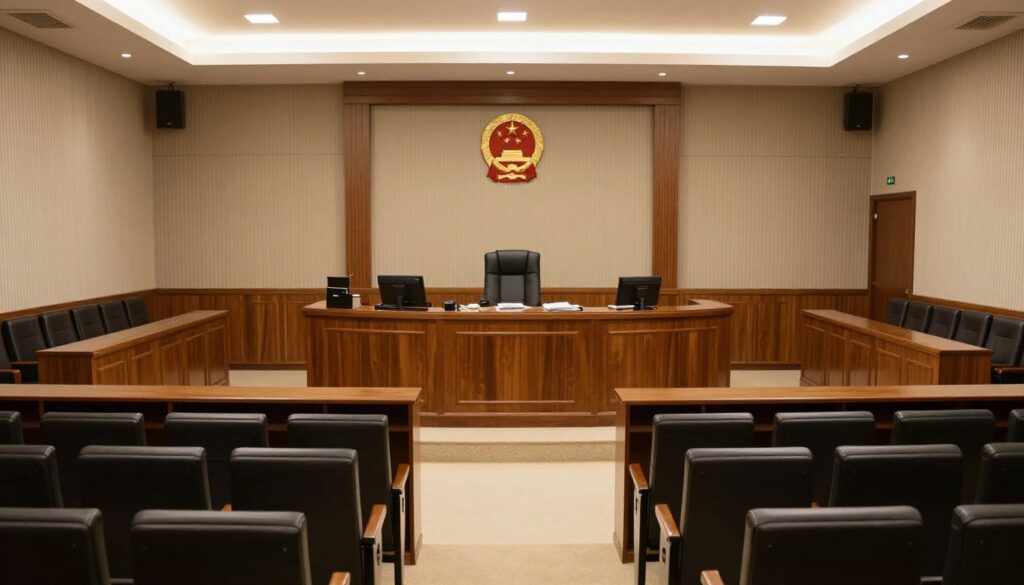 Sala sądowa w sennikach - symbol sprawiedliwości i oceny