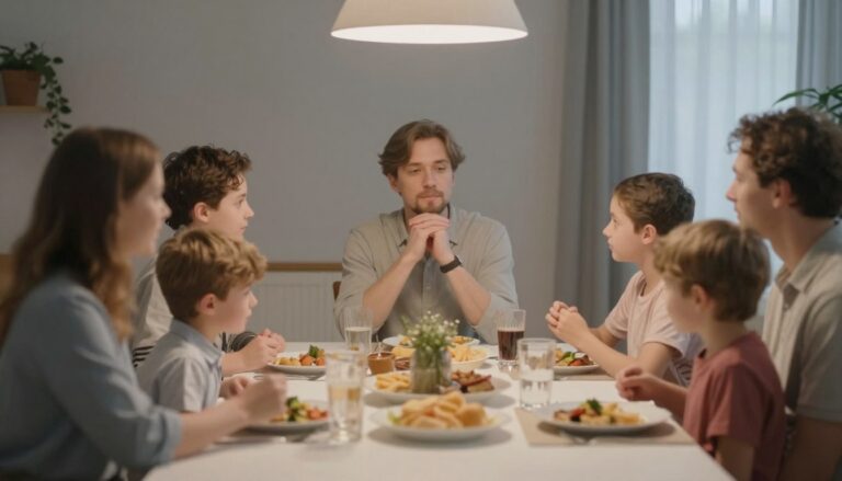 Sennik rodzina - osoba śniąca o rodzinnym spotkaniu przy stole