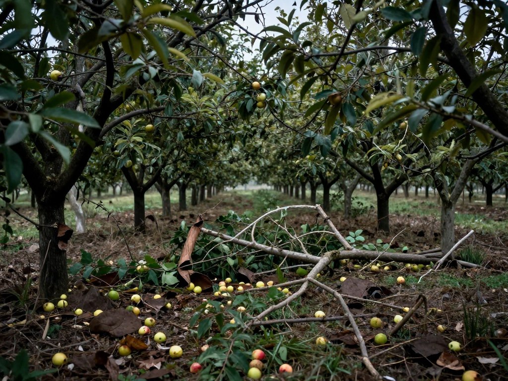 Zaniedbany sad w sennikach - symbol straconych możliwości